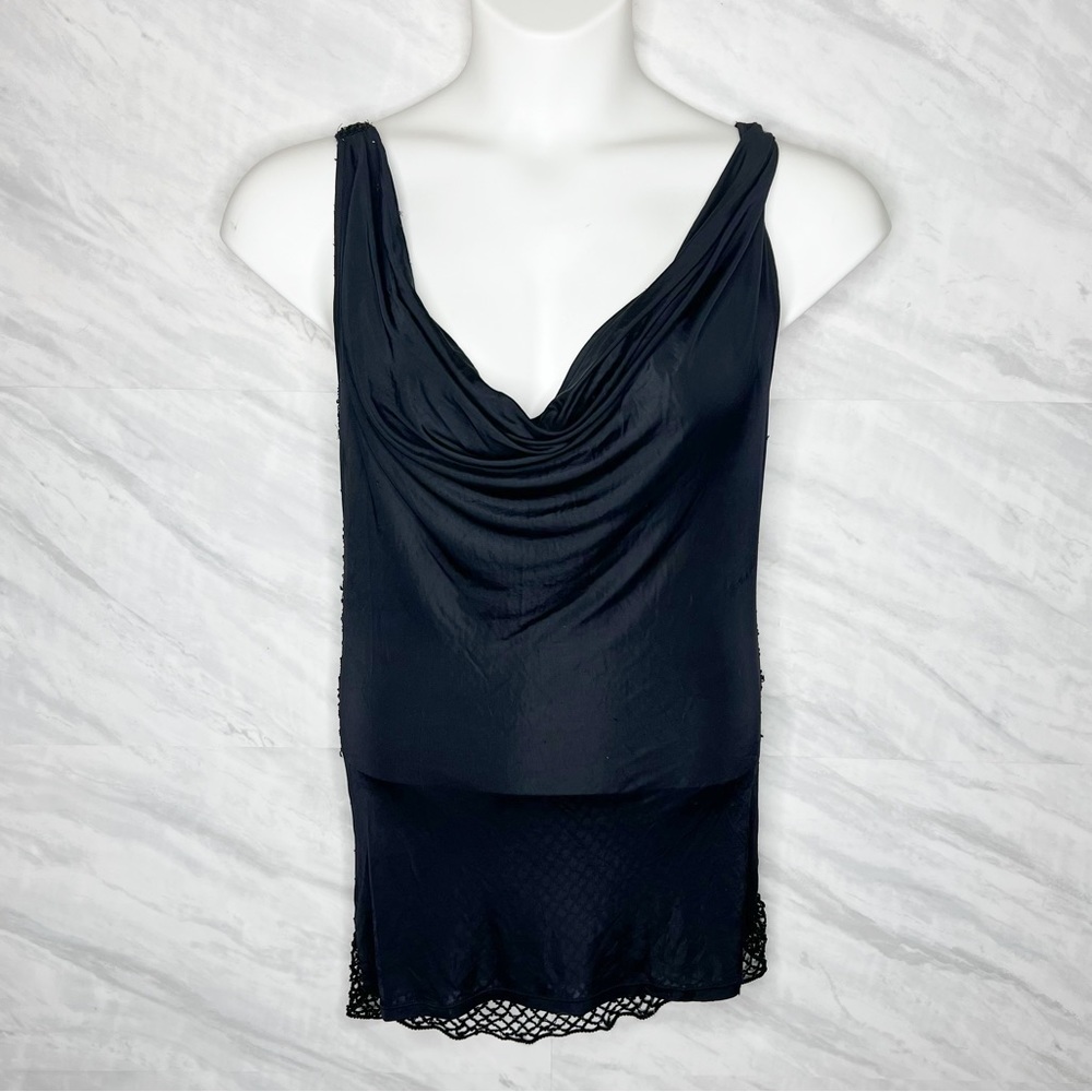 Victoria’s Secret Very Sexy Y2K Slink Beaded Back Top Medium